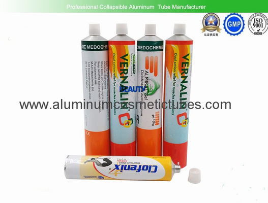 中国 薬の空アルミニウム管、再生利用できるアルミニウム圧搾の管の非有毒物質 サプライヤー