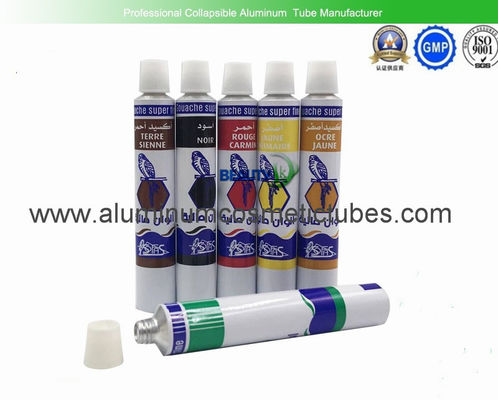 中国 Ecoの防蝕友好的なアルミニウム ペンキの管の水彩画のペンの顔料の包装 サプライヤー
